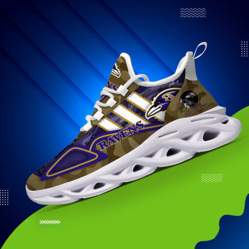 Baltimore Ravens Personalized Yezy Running Sneakers BB266