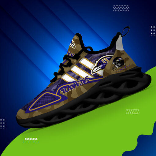 Baltimore Ravens Personalized Yezy Running Sneakers BB266