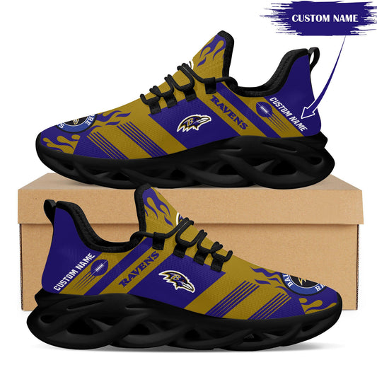 Baltimore Ravens Personalized Yezy Running Sneakers BB576