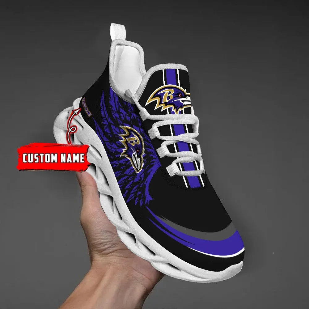 Baltimore Ravens Personalized Yezy Running Sneakers BB656