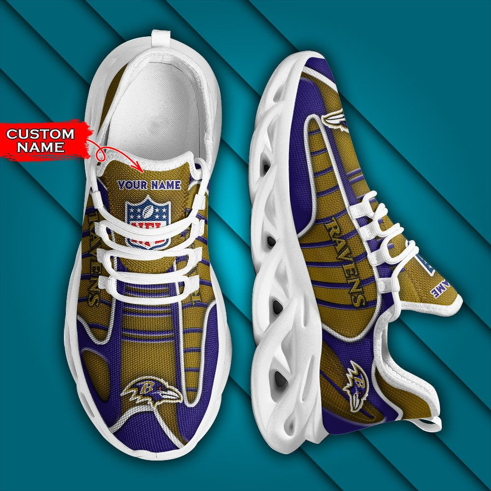 Baltimore Ravens Personalized Yezy Running Sneakers BG131