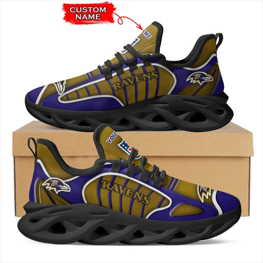 Baltimore Ravens Personalized Yezy Running Sneakers BG131