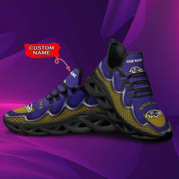 Baltimore Ravens Personalized Yezy Running Sneakers BG405