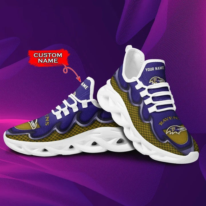 Baltimore Ravens Personalized Yezy Running Sneakers BG405