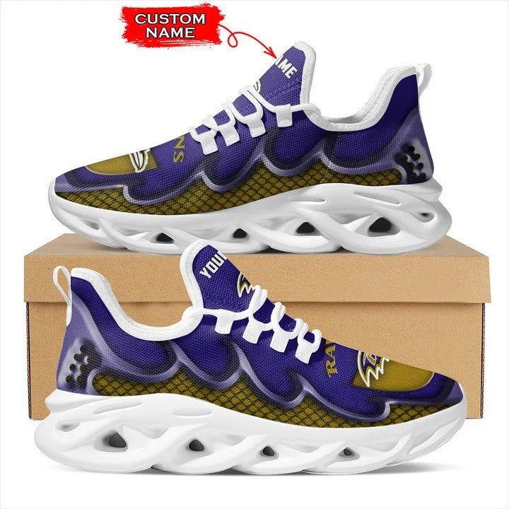Baltimore Ravens Personalized Yezy Running Sneakers BG405
