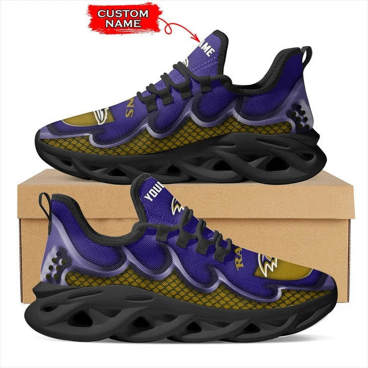 Baltimore Ravens Personalized Yezy Running Sneakers BG405