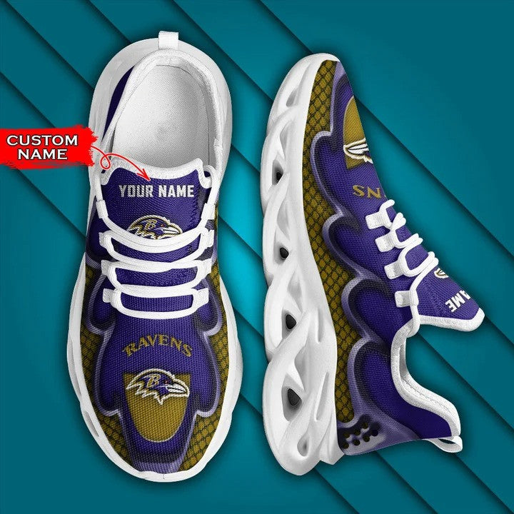 Baltimore Ravens Personalized Yezy Running Sneakers BG405