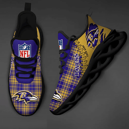 Baltimore Ravens Personalized Yezy Running Sneakers SPD277