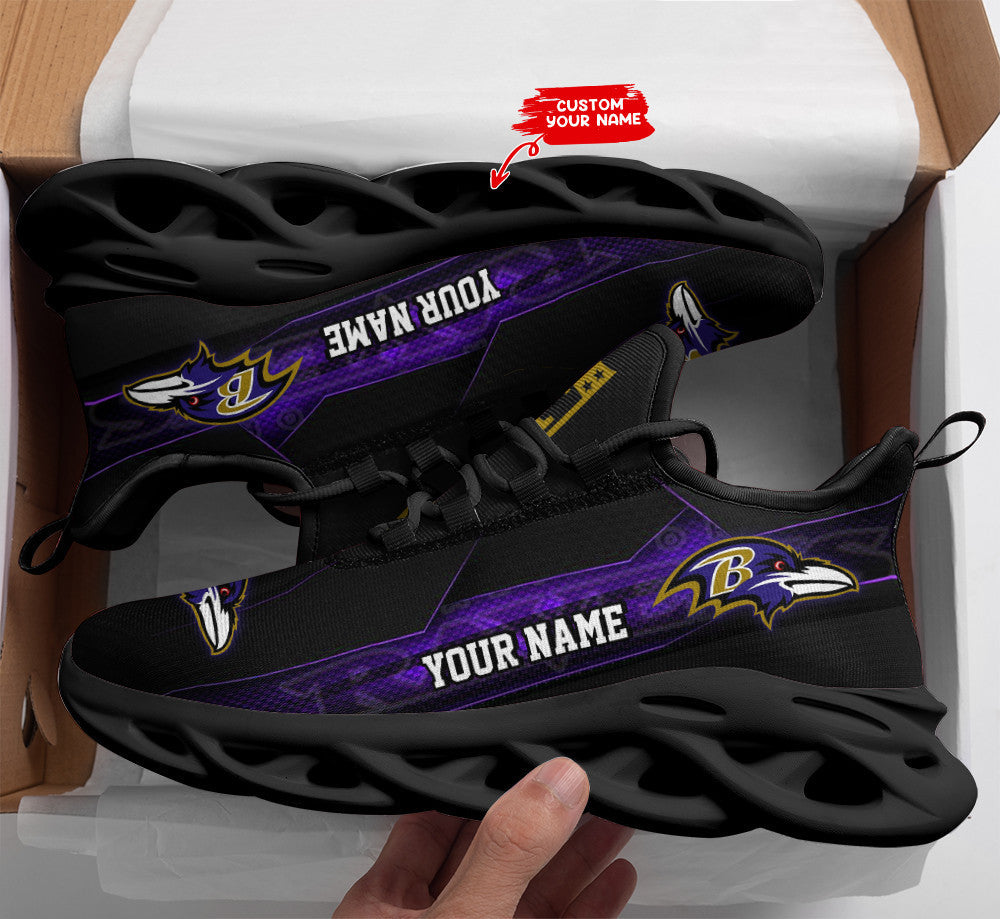 Baltimore Ravens Personalized Yezy Running Sneakers SPD398