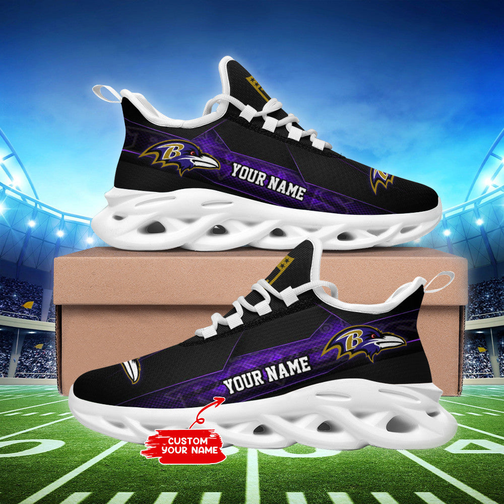 Baltimore Ravens Personalized Yezy Running Sneakers SPD398