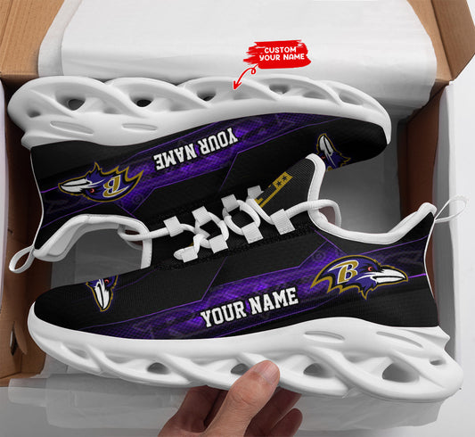 Baltimore Ravens Personalized Yezy Running Sneakers SPD398