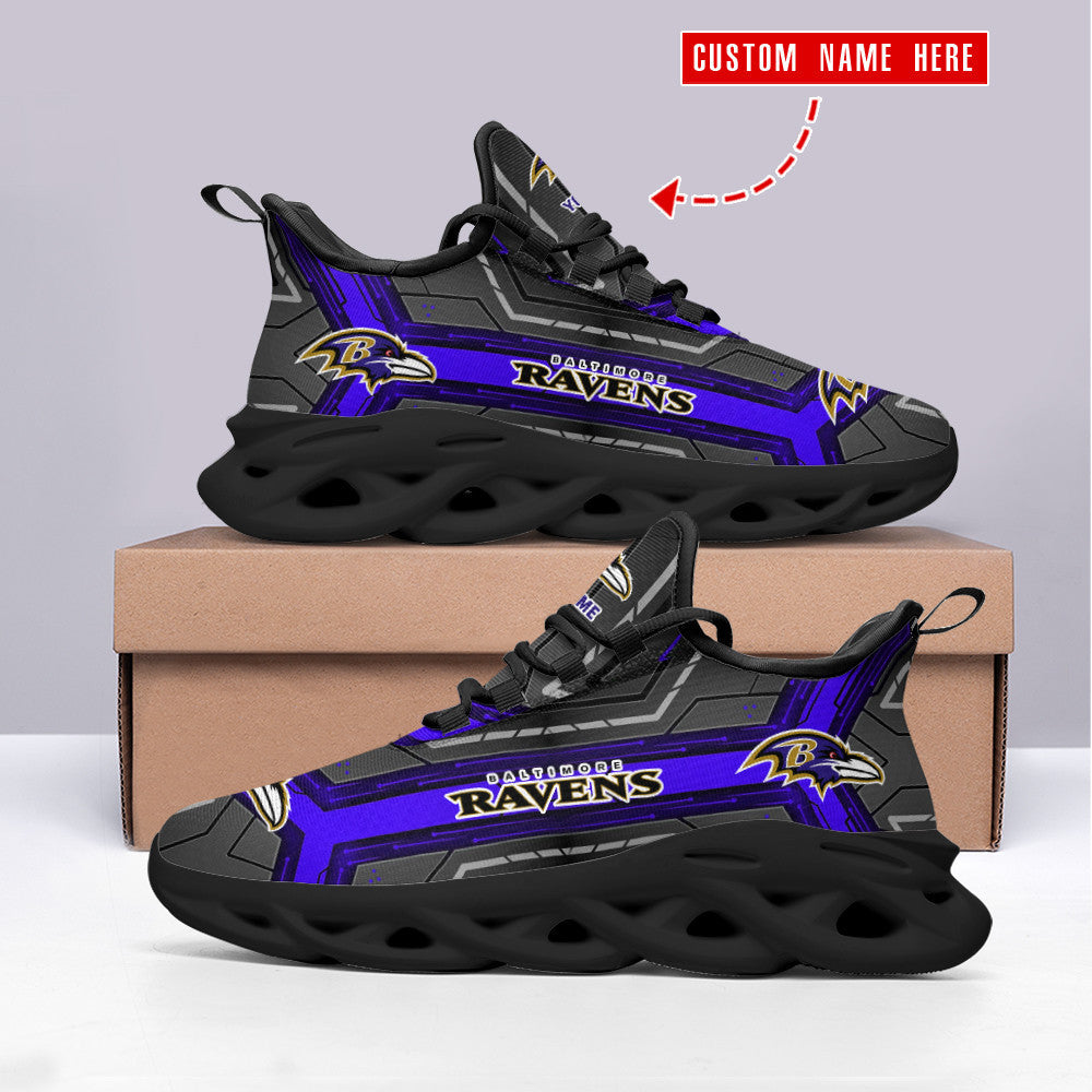 Baltimore Ravens Personalized Yezy Running Sneakers SPD401