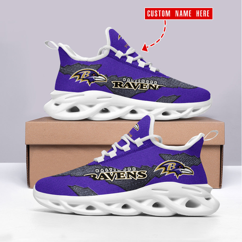 Baltimore Ravens Personalized Yezy Running Sneakers SPD504