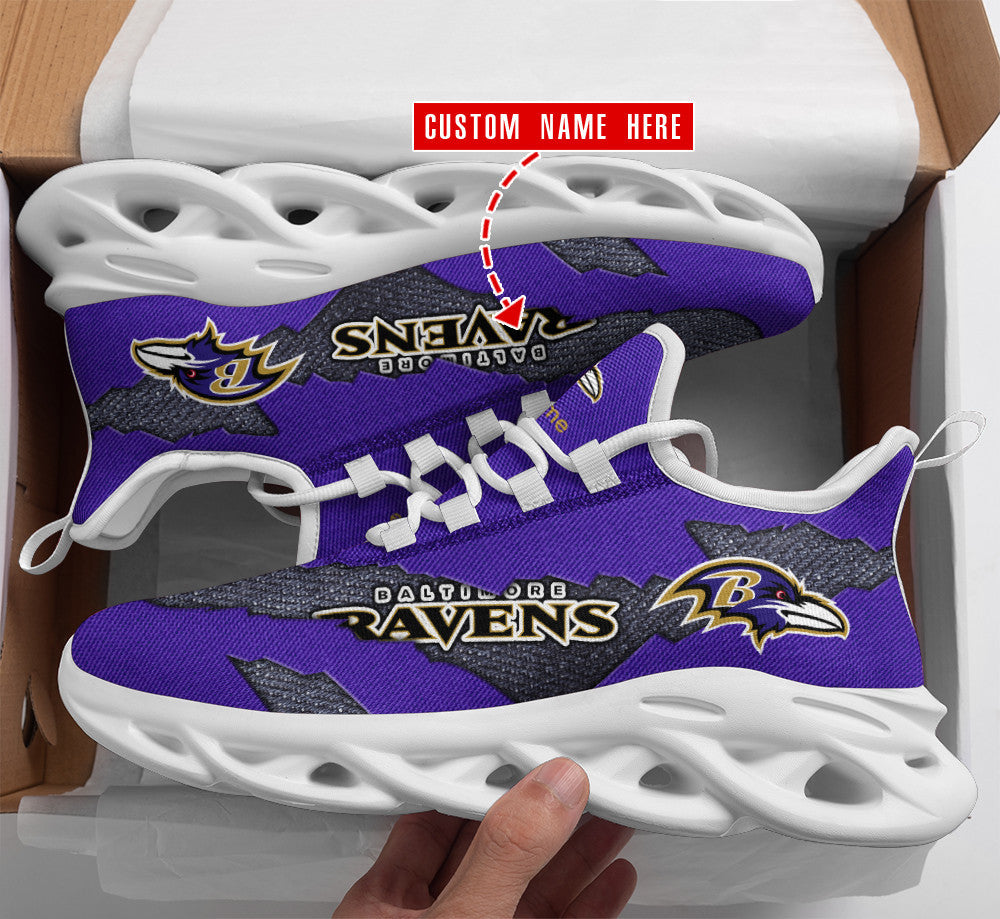 Baltimore Ravens Personalized Yezy Running Sneakers SPD504