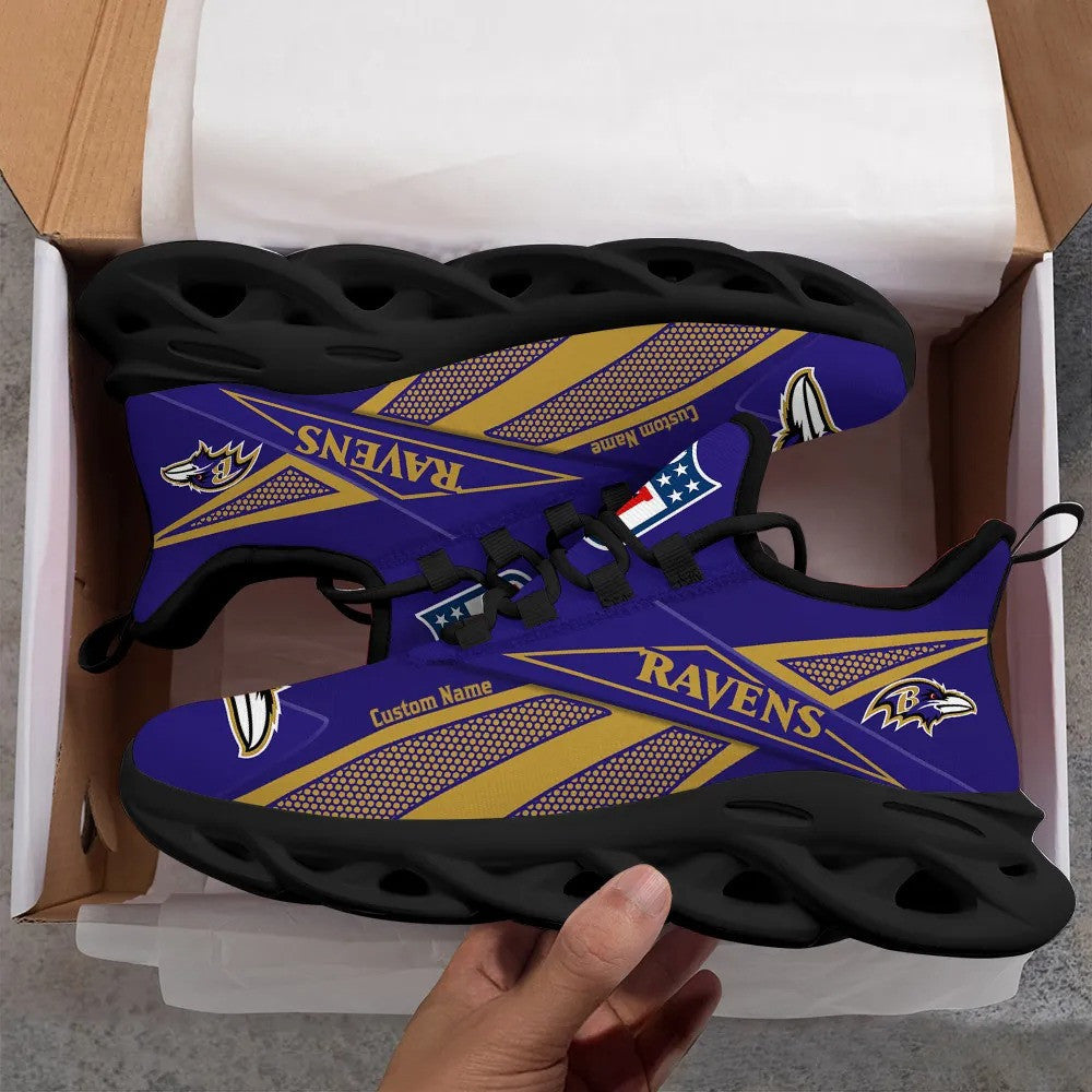 Baltimore Ravens Personalized Yezy Running Sneakers SPD515