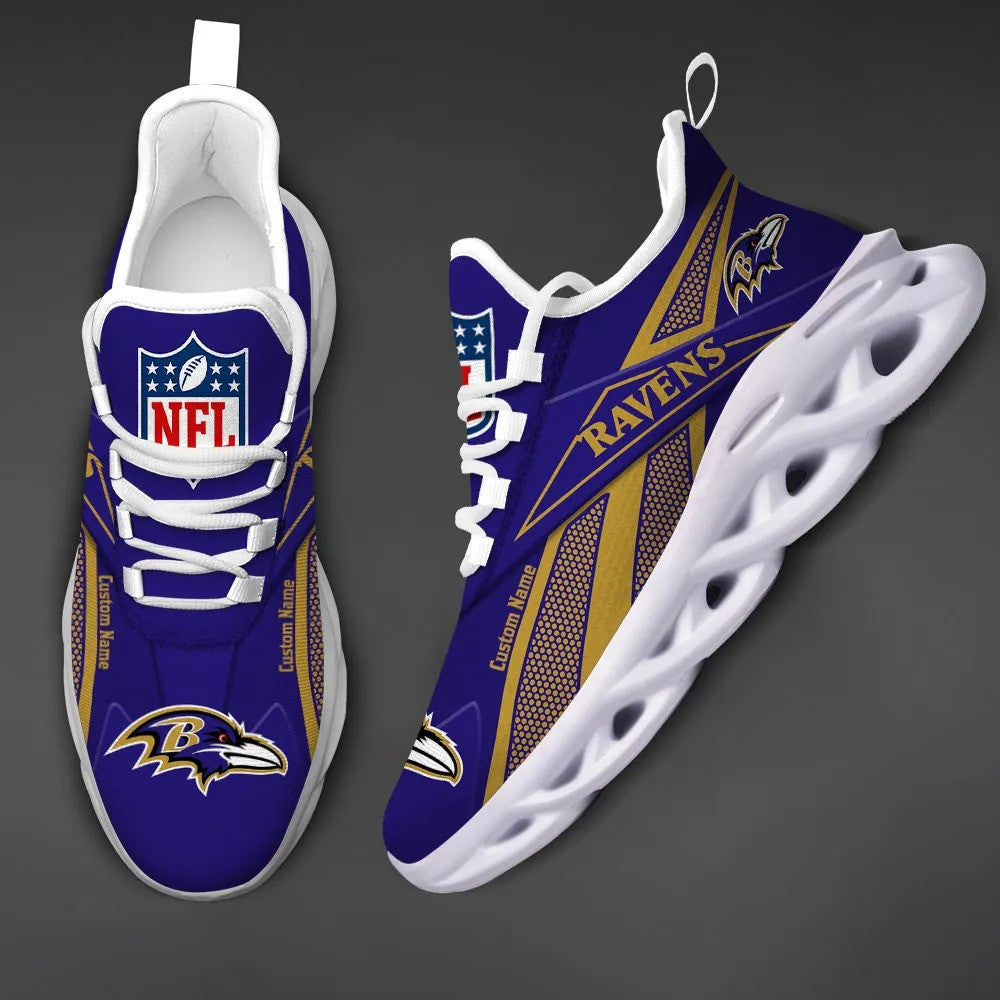 Baltimore Ravens Personalized Yezy Running Sneakers SPD515