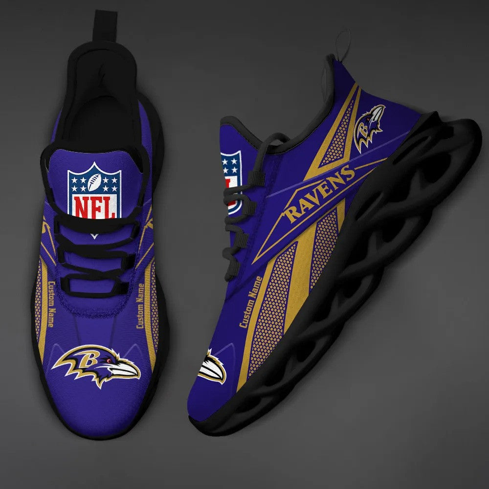 Baltimore Ravens Personalized Yezy Running Sneakers SPD515