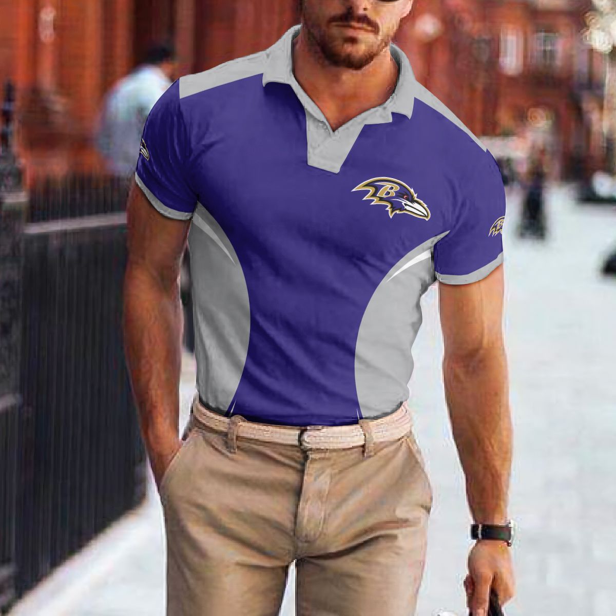 Baltimore Ravens Polo T-shirt 050