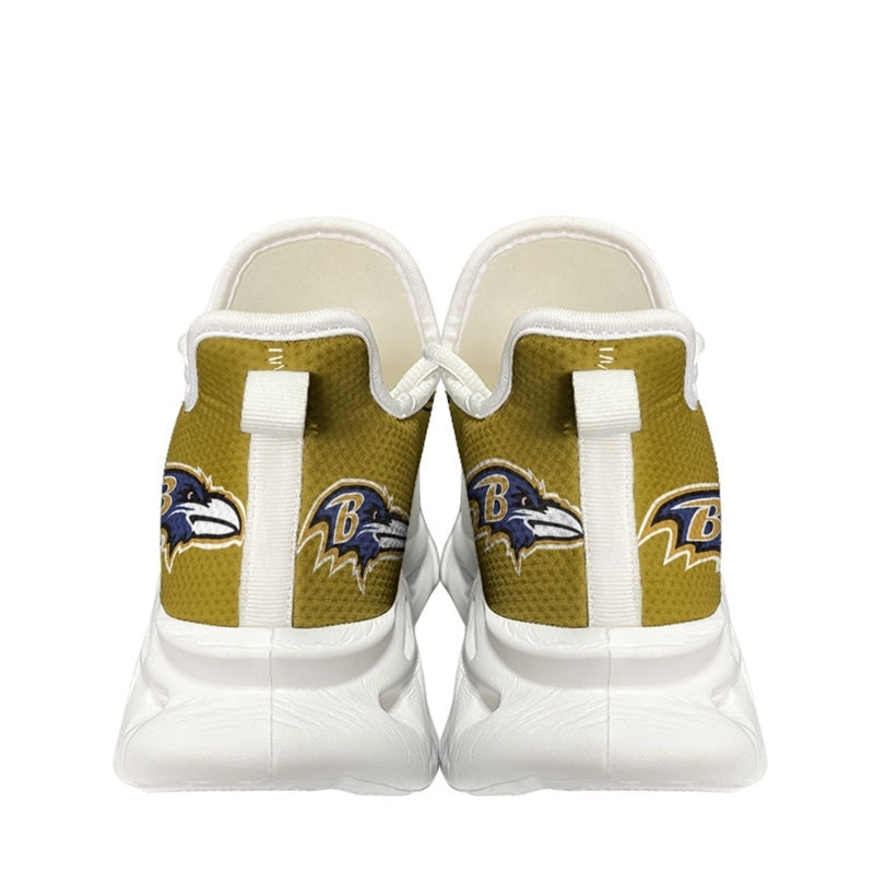 Baltimore Ravens Sneakers 3D Max Soul Shoes