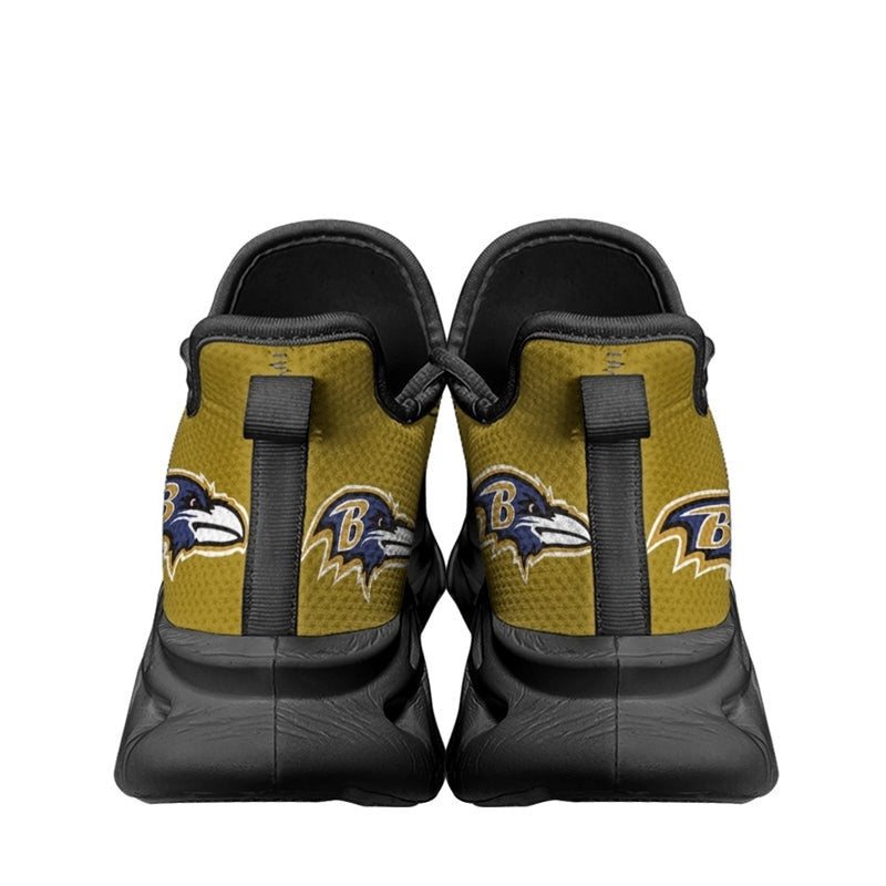 Baltimore Ravens Sneakers 3D Max Soul Shoes