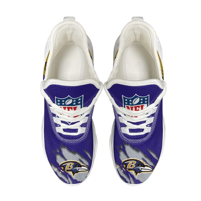 Baltimore Ravens Sneakers 3D Max Soul Shoes