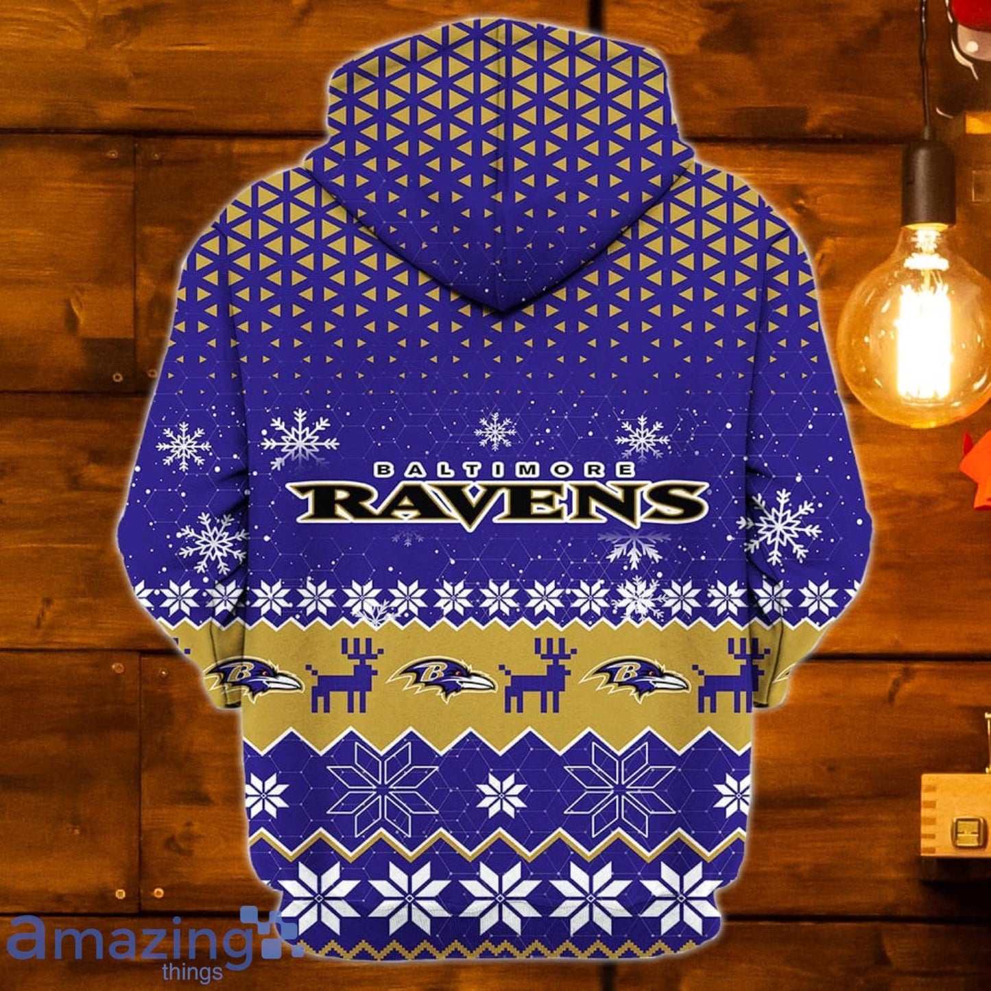 Baltimore Ravens Christmas Hoodie BBHD858