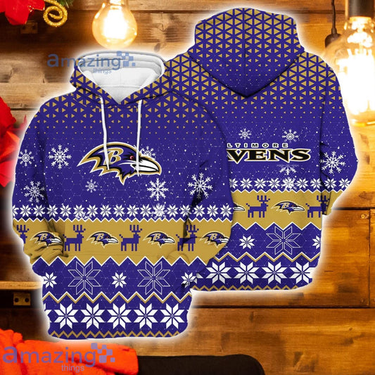 Baltimore Ravens Christmas Hoodie BBHD858