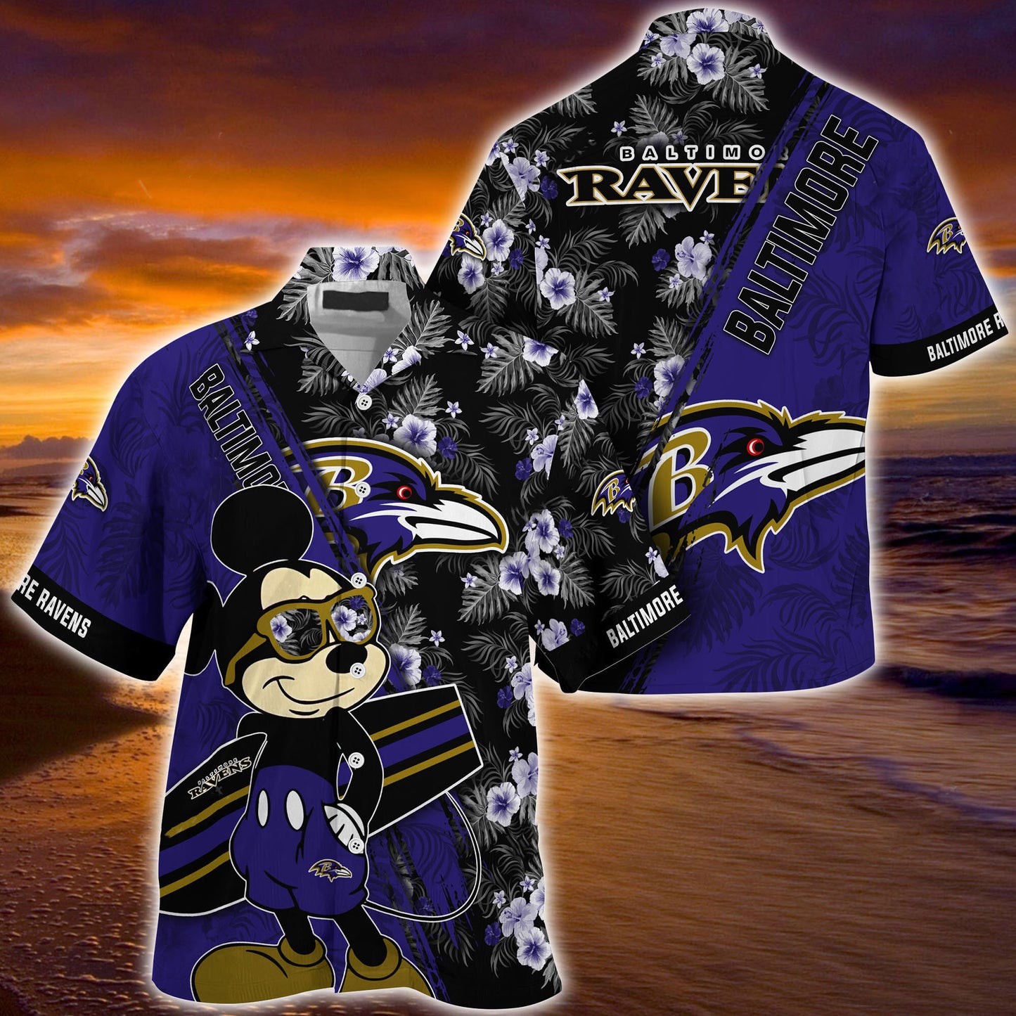 Baltimore Ravens Summer Hawaiian Shirt 45