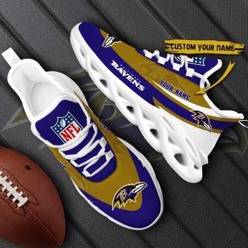 Baltimore Ravens Personalized Yezy Running Sneakers SPDMS786