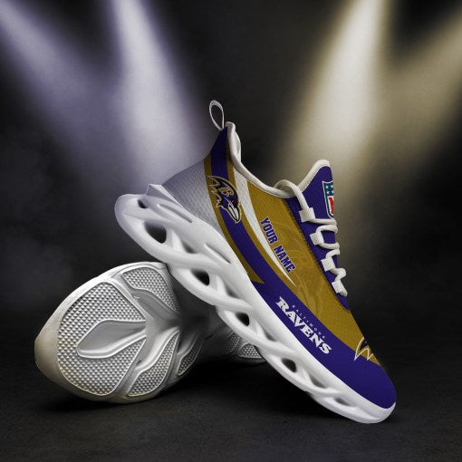 Baltimore Ravens Personalized Yezy Running Sneakers SPDMS786