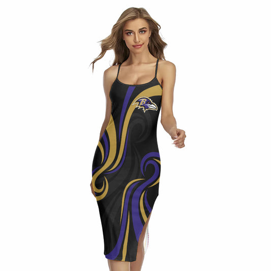 Baltimore Ravens Women’s Back Cross Cami Dress 39