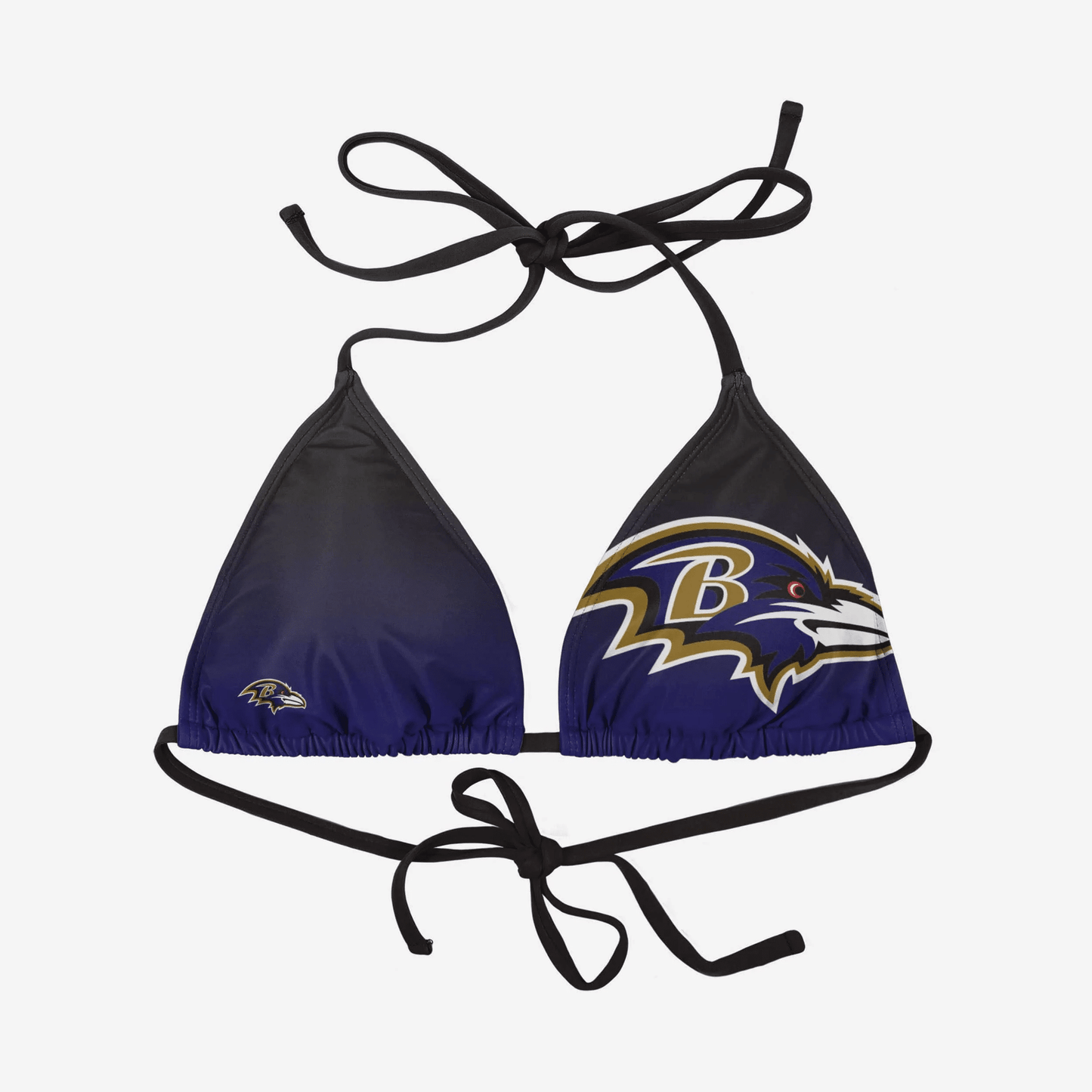Baltimore Ravens Womens Gradient Big Logo Bikini