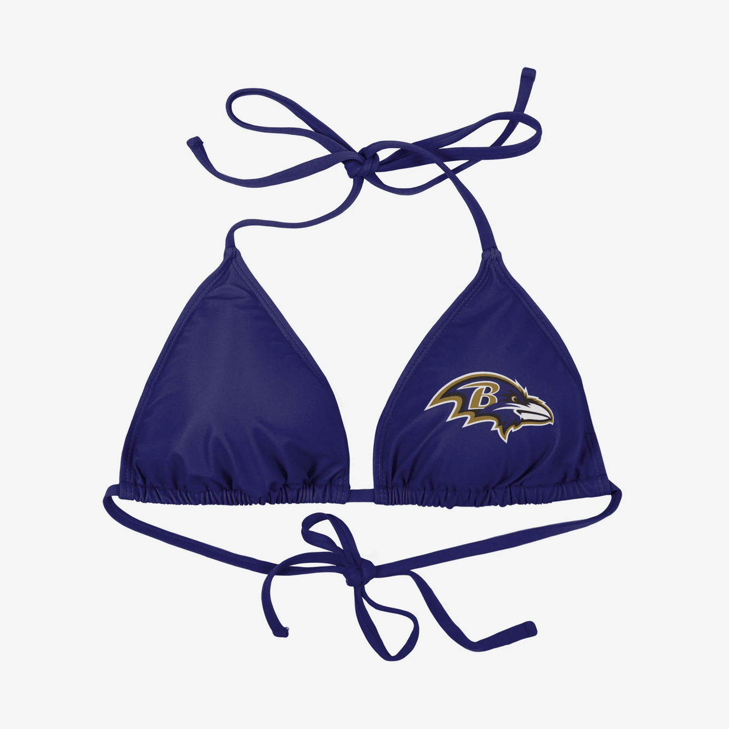 Baltimore Ravens Womens Solid Logo Bikini