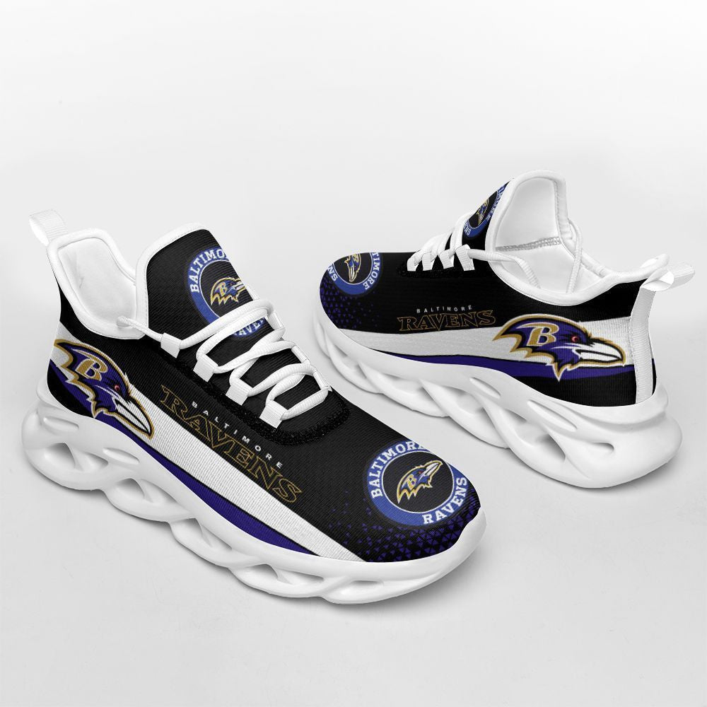 Baltimore Ravens Yezy Running Sneakers 07