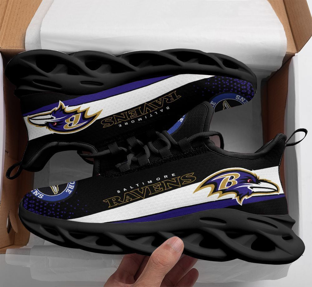 Baltimore Ravens Yezy Running Sneakers 07
