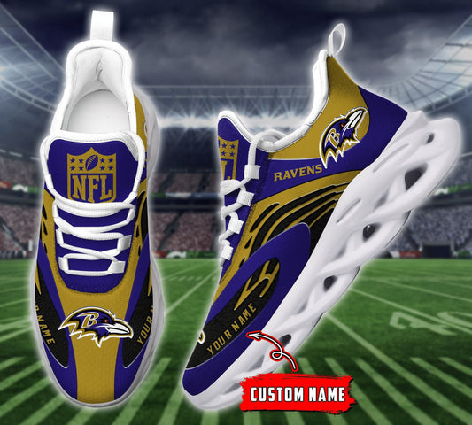 Baltimore Ravens Yezy Running Sneakers 866
