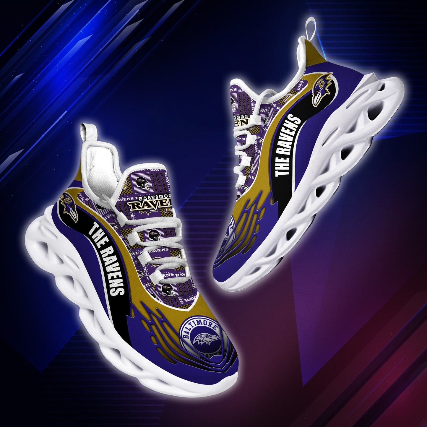 Baltimore Ravens Yezy Running Sneakers BB182