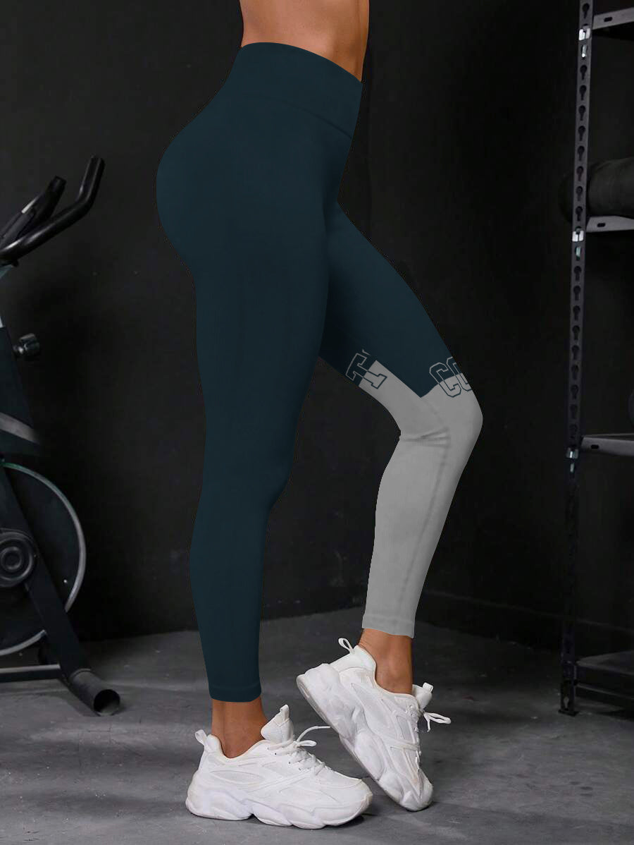 Indianapolis Colts High Waist Push Up Printed Leggings (2)