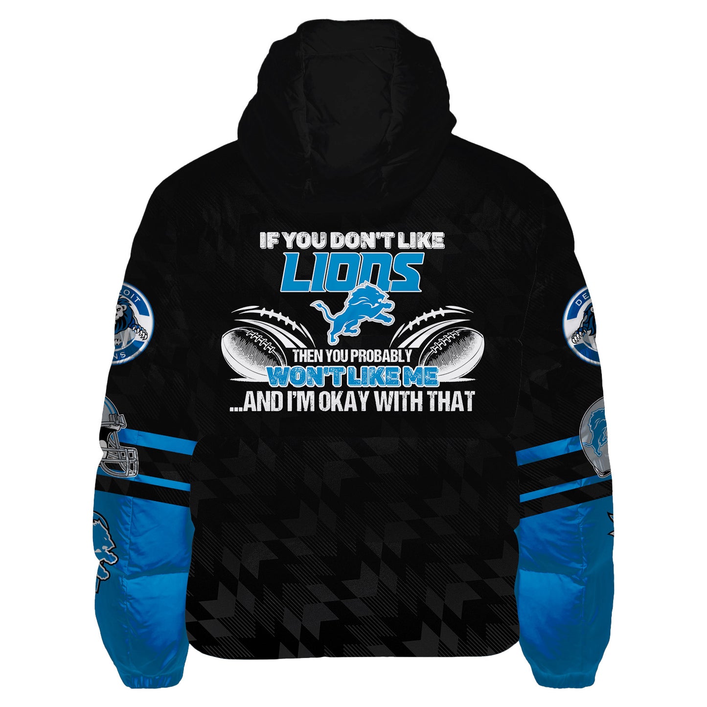Detroit Lions CozyCloud Down Jacket AZBTDWJ000287