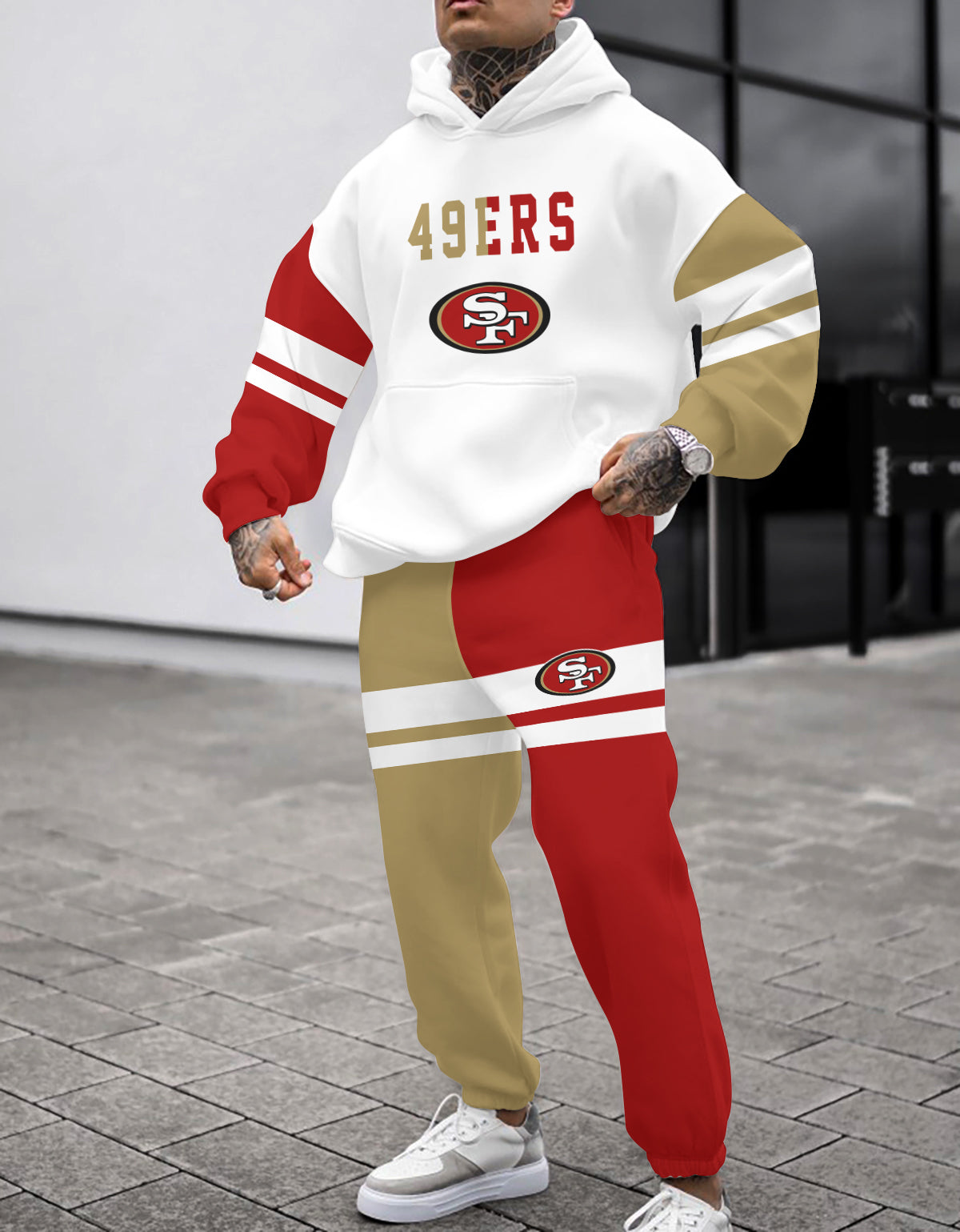 San Francisco 49ers Combo Pullover Hoodie And Sweatpants AZBTPHSP000029