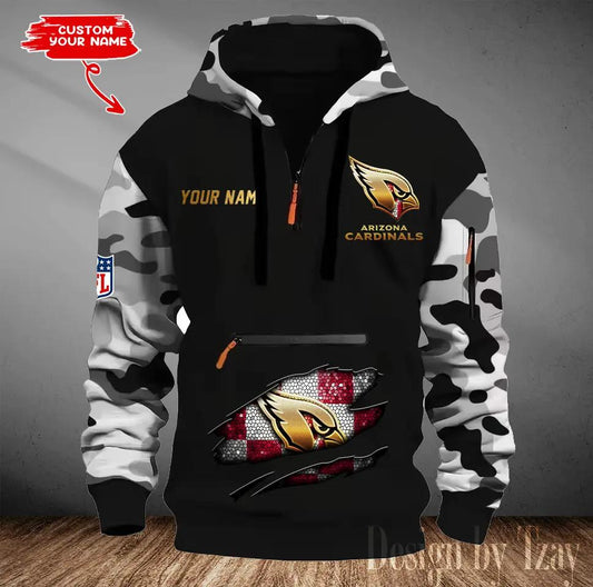 Arizona Cardinals Camouflage Hooded Sweatshirt HA65