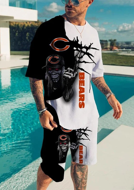 Chicago Bears T-shirt and Shorts AZTS152