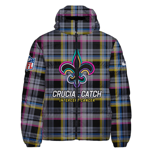 New Orleans Saints CozyCloud Down Jacket AZBTDWJ000293