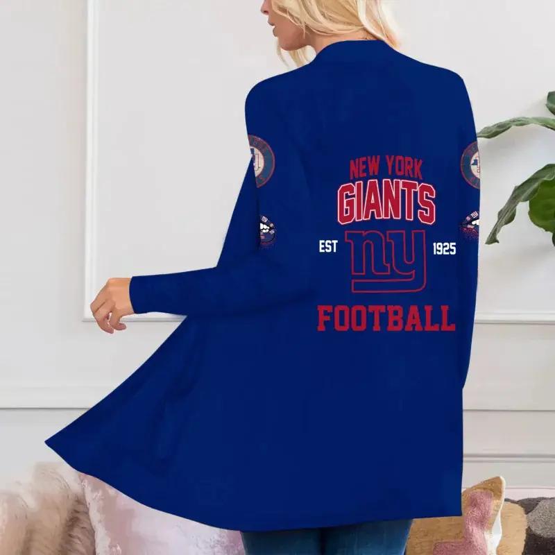 New York Giants Women Patch Pocket Cardigan BT140