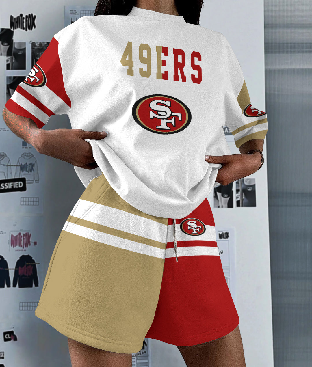 San Francisco 49ers  Limited Edition Top And Shorts Two-Piece Suits