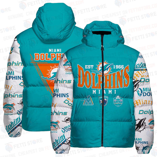 Miami Dolphins CozyCloud Down Jacket AZBTDWJ000201