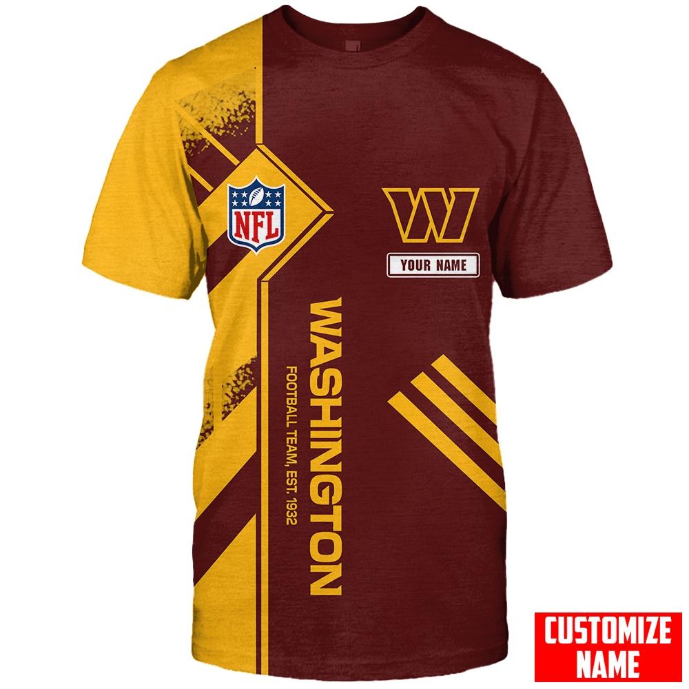 Washington Commanders Personalized T-Shirt BGTS955