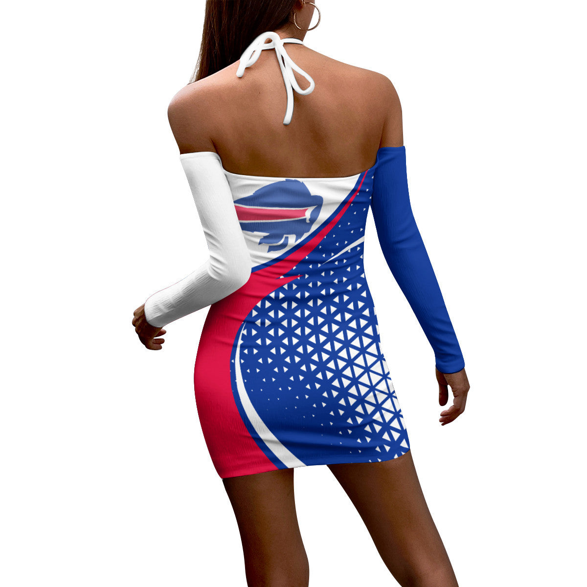 Buffalo Bills Halter Lace-up Dress 40