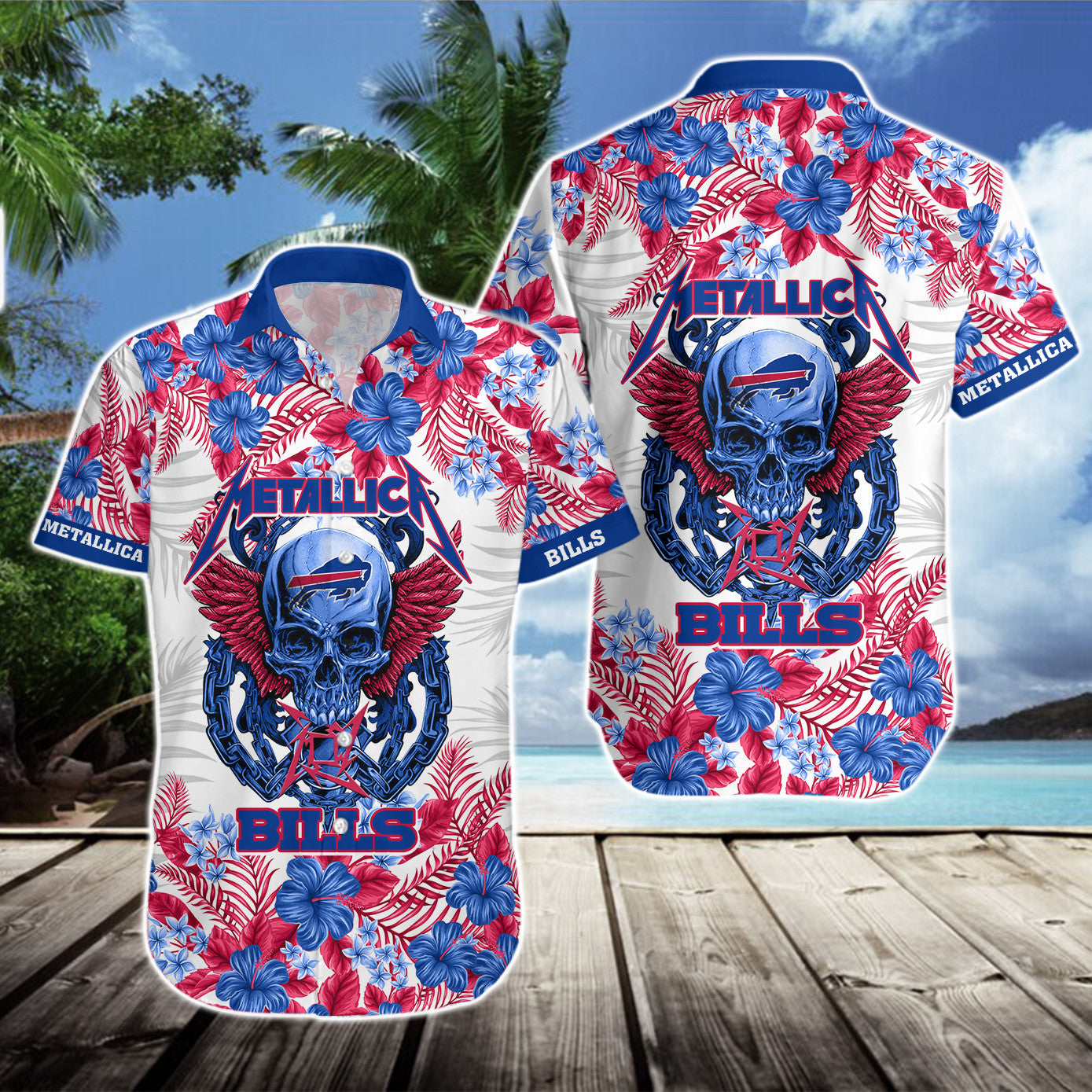 Buffalo Bills Hawaii Shirt & Shorts BG328
