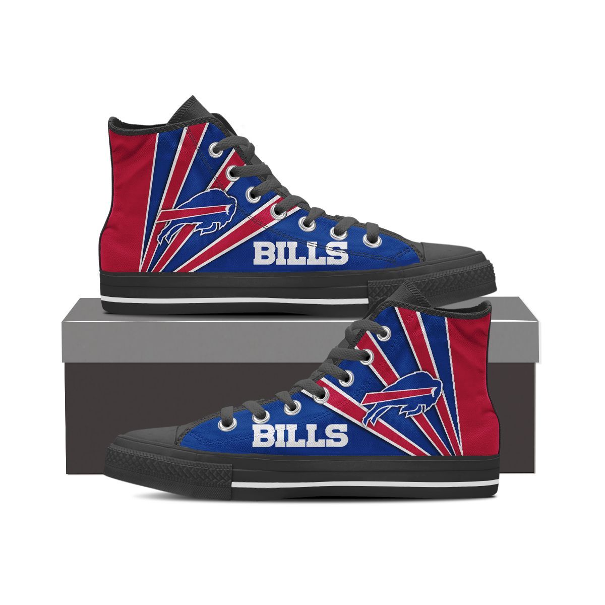 Buffalo Bills High Top Shoes 011